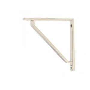 From The Anvil - Polished Nickel Barton Shelf Bracket 150 x 150mm 51111