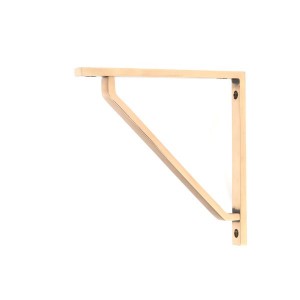 From The Anvil - Polished Bronze Barton Shelf Bracket 150 x 150mm 51113