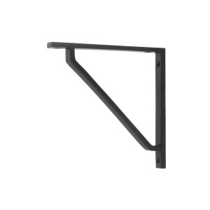 From The Anvil - Matt Black Barton Shelf Bracket 150 x 150mm 51114