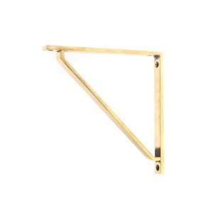 From The Anvil - Aged Brass Barton Shelf Bracket 200 x 200mm 51116