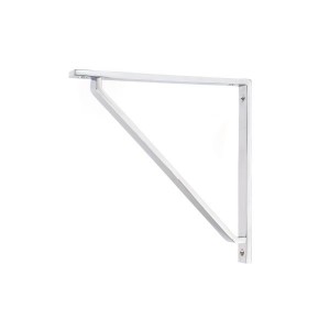From The Anvil - Polished Chrome Barton Shelf Bracket 200 x 200mm 51119