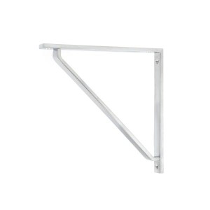 From The Anvil - Satin Chrome Barton Shelf Bracket 200 x 200mm 51120