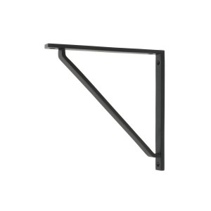 From The Anvil - Matt Black Barton Shelf Bracket 200 x 200mm 51124