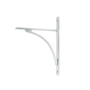 From The Anvil - Satin Chrome Apperley Shelf Bracket 260 x 200mm 51130