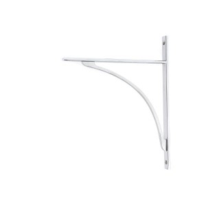 From The Anvil - Polished Chrome Apperley Shelf Bracket 314 x 250mm 51139