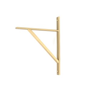 From The Anvil - Satin Brass Chalfont Shelf Bracket 260 x 200mm 51147