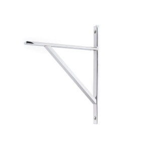 From The Anvil - Polished Chrome Chalfont Shelf Bracket 260 x 200mm 51149