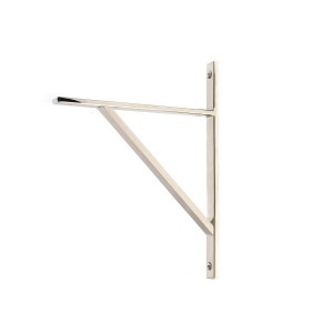From The Anvil - Polished Nickel Chalfont Shelf Bracket 260 x 200mm 51151