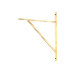 From The Anvil - Polished Brass Chalfont Shelf Bracket 314 x 250mm 51155