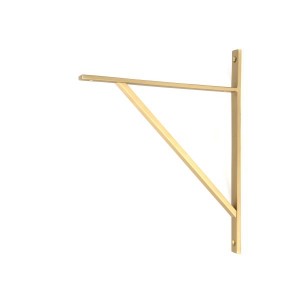 From The Anvil - Satin Brass Chalfont Shelf Bracket 314 x 250mm 51157