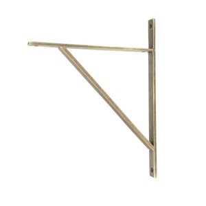 From The Anvil - Burnished Brass Chalfont Shelf Bracket (314mm x 250mm) [51158]