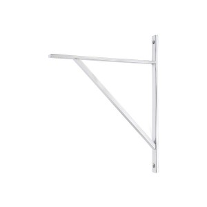 From The Anvil - Polished Chrome Chalfont Shelf Bracket 314 x 250mm 51159