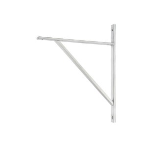 From The Anvil - Satin Chrome Chalfont Shelf Bracket 314 x 250mm 51160