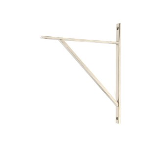 From The Anvil - Polished Nickel Chalfont Shelf Bracket 314 x 250mm 51161