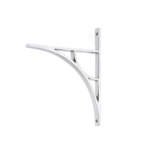 From The Anvil - Polished Chrome Tyne Shelf Bracket 260 x 200mm 51169