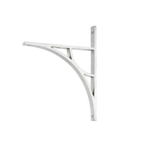 From The Anvil - Satin Chrome Tyne Shelf Bracket 260 x 200mm 51170