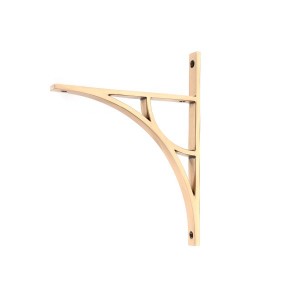 From The Anvil - Polished Bronze Tyne Shelf Bracket 260 x 200mm 51173