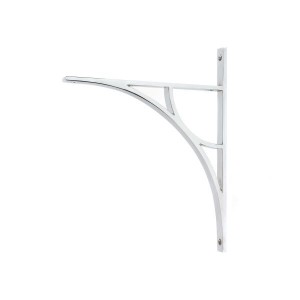 From The Anvil - Polished Chrome Tyne Shelf Bracket 314 x 250mm 51179