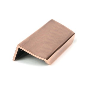 From The Anvil - Polished Bronze 100mm Moore Edge Pull 51221