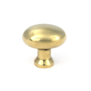From The Anvil - Aged Brass Moore Cabinet Knob - 32mm [51227]