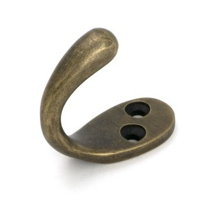From The Anvil - Burnished Brass Celtic Single Robe Hook [51307]