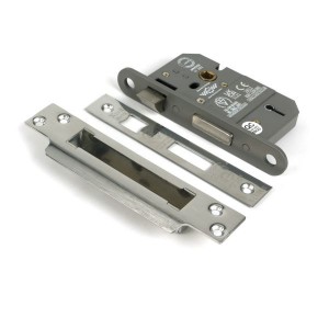 From The Anvil - Polished SS 2.5inch 5 Lever BS Sash Lock [51343]