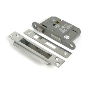 From The Anvil - Polished SS 3inch 5 Lever BS Sash Lock [51353]
