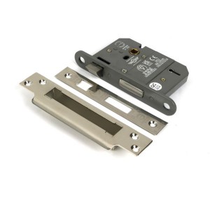 From The Anvil - Polished Nickel 3inch 5 Lever BS Sash Lock KA [51368]
