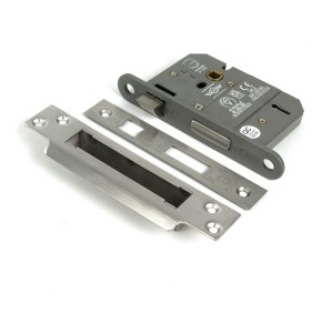 From The Anvil - Satin Chrome 3inch 5 Lever BS Sash Lock KA [51370]