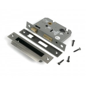 From The Anvil - Pewter 3 inch Euro Profile Sash Lock [51384]