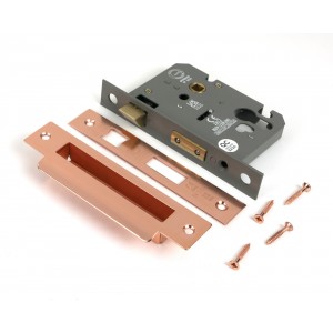 From The Anvil - Polished Bronze 3 inch Euro Profile Sash Lock [51392]