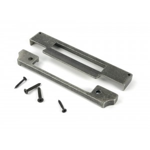 From The Anvil - Pewter 1/2 inch Rebate Kit for Euro Sash Lock [51394]