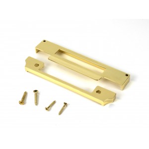 From The Anvil - Polished Brass 1/2 inch Rebate Kit for Euro Sash Lock [51395]