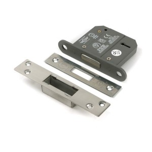 From The Anvil - Polished SS 3inch 5 Lever BS Dead Lock [51425]