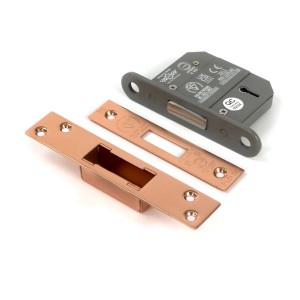 From The Anvil - Polished Bronze 2.5inch 5 Lever BS Dead Lock KA [51434]