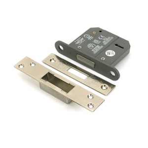 From The Anvil - Polished Nickel 3inch 5 Lever BS Dead Lock KA [51440]