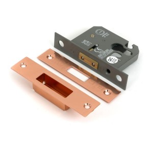 From The Anvil - Polished Bronze 2.5inch Euro Profile Dead Lock [51454]