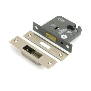 From The Anvil - Polished Nickel 3inch Euro Profile Dead Lock [51460]