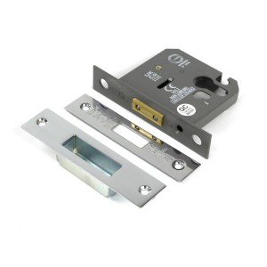 From The Anvil - Polished Chrome 3inch Euro Profile Dead Lock [51461]