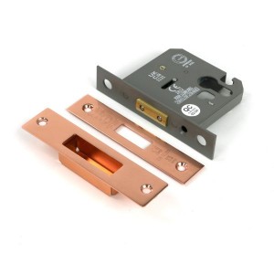 From The Anvil - Polished Bronze 3inch Euro Profile Dead Lock [51464]
