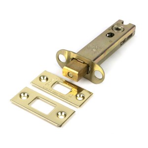 From The Anvil - Polished Brass 4inch Heavy Duty Tubular Deadbolt [51497]