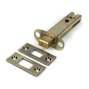 From The Anvil - Aged Brass 4inch Heavy Duty Tubular Deadbolt [51498]