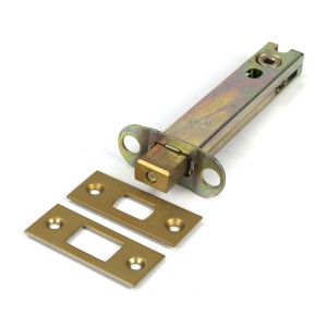 From The Anvil - Satin Brass 5inch Heavy Duty Tubular Deadbolt [51709]