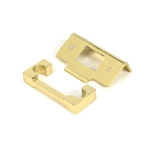 From The Anvil - Polished Brass 0.5inch Rebate Kit for Deadbolt [51717]