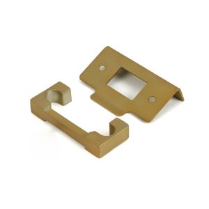 From The Anvil - Satin Brass 0.5inch Rebate Kit for Deadbolt [51719]