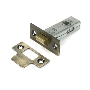 From The Anvil - Aged Brass 2.5 inch Tubular Mortice Latch [51726]