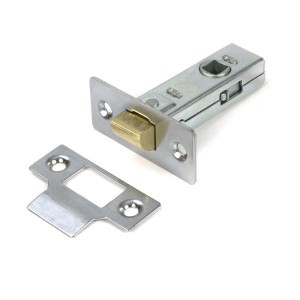 From The Anvil - Satin Chrome 2.5 inch Tubular Mortice Latch [51729]