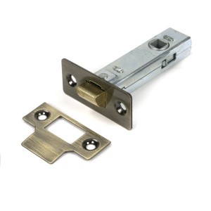 From The Anvil - Aged Brass 3 inch Tubular Mortice Latch [51734]