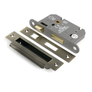 From The Anvil - Aged Brass 2.5inch Heavy Duty Bathroom Mortice Lock [51781]