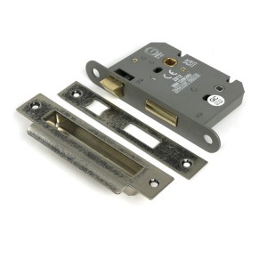 From The Anvil - Pewter 3inch Heavy Duty Bathroom Mortice Lock [51789]